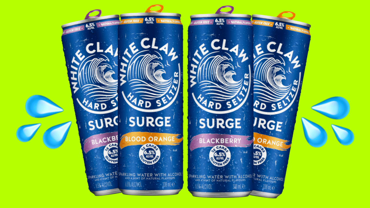 White Claw Surge Is Hitting Aus Next Month & It’s The Hoon Juice’s Bigger, Boozier Brother