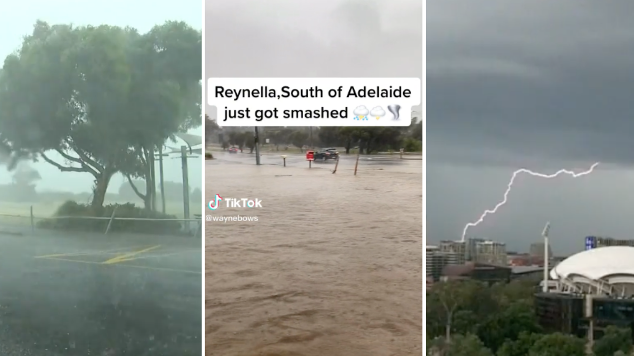 South Aussies Are Sharing Hectic Vids Of Wild Thunderstorms & That Rain Is Heading East Next
