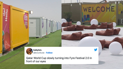 $400 A Night: The FIFA World Cup’s Shipping Container Accom Has Fans Dubbing It Fyre Fest 2.0