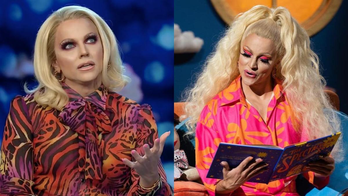 Courtney Act appears on The Project to slam grooming accusations made by senator Alex Antic about her appearance on abc kids show play school.