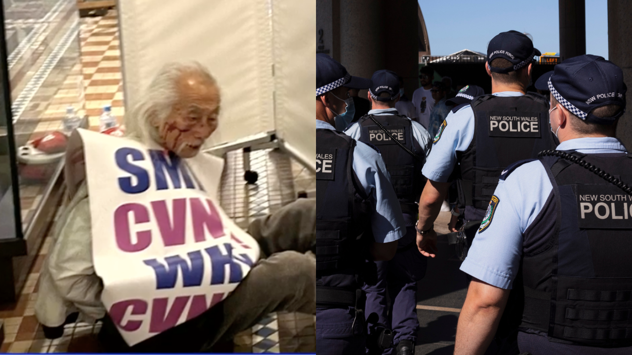 Legendary Sydney Protest Icon Danny Lim Is In The Hospital After Cops Tried To Arrest Him