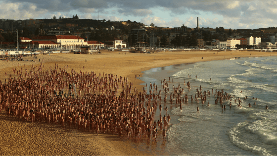 Bondi Beach Was Legally A Nudist Beach On Saturday Morning & Who Says Sydney Has No Culture?