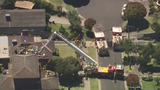 A Pilot Is Being Treated For Injuries After Crashing His Helicopter Into A House In Melbourne’s South East