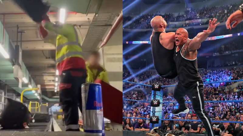 2 Qantas Bag Handlers Stood Down After They Rock Bottomed Peoples’ Bags WWE-Style In Video