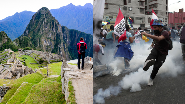 Peru protests machu picchu