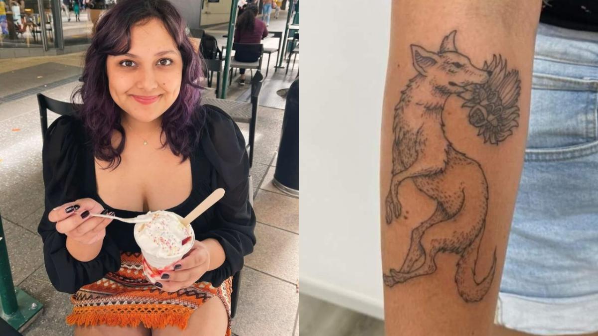 Gabby Mercelline and her Sri Lankan cultural tattoo
