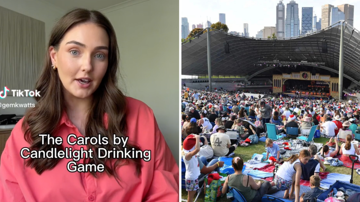 Carols by candlelight drinking game for viewers