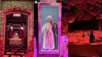 The Kardashians Threw Their Massive Annual Christmas Bash & It’s Giving ‘Fiery Pits Of Hell’