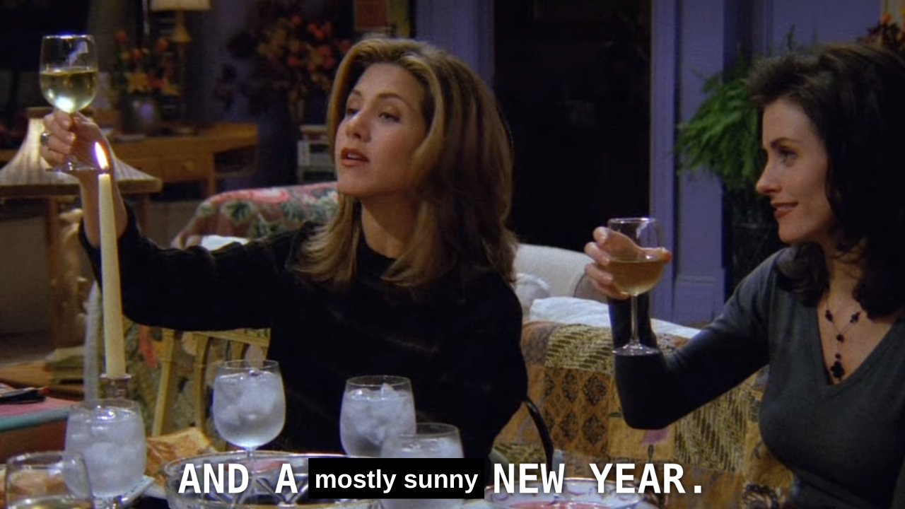 New Year's Eve weather
