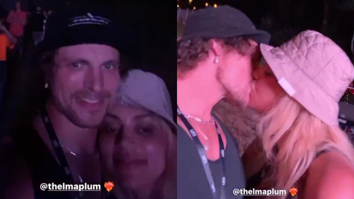 konrad bien-stephen thelma plum instagram midnight kiss new year's eve