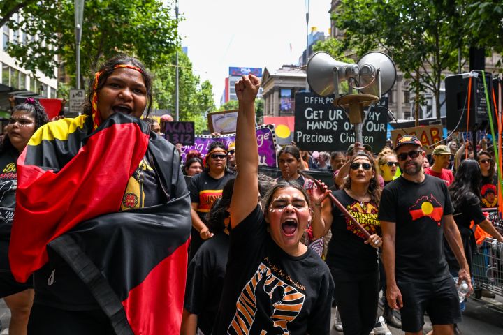 ‘They’re Still Killing Us’: Powerful Footage From Invasion Day Protests Across Unceded Land