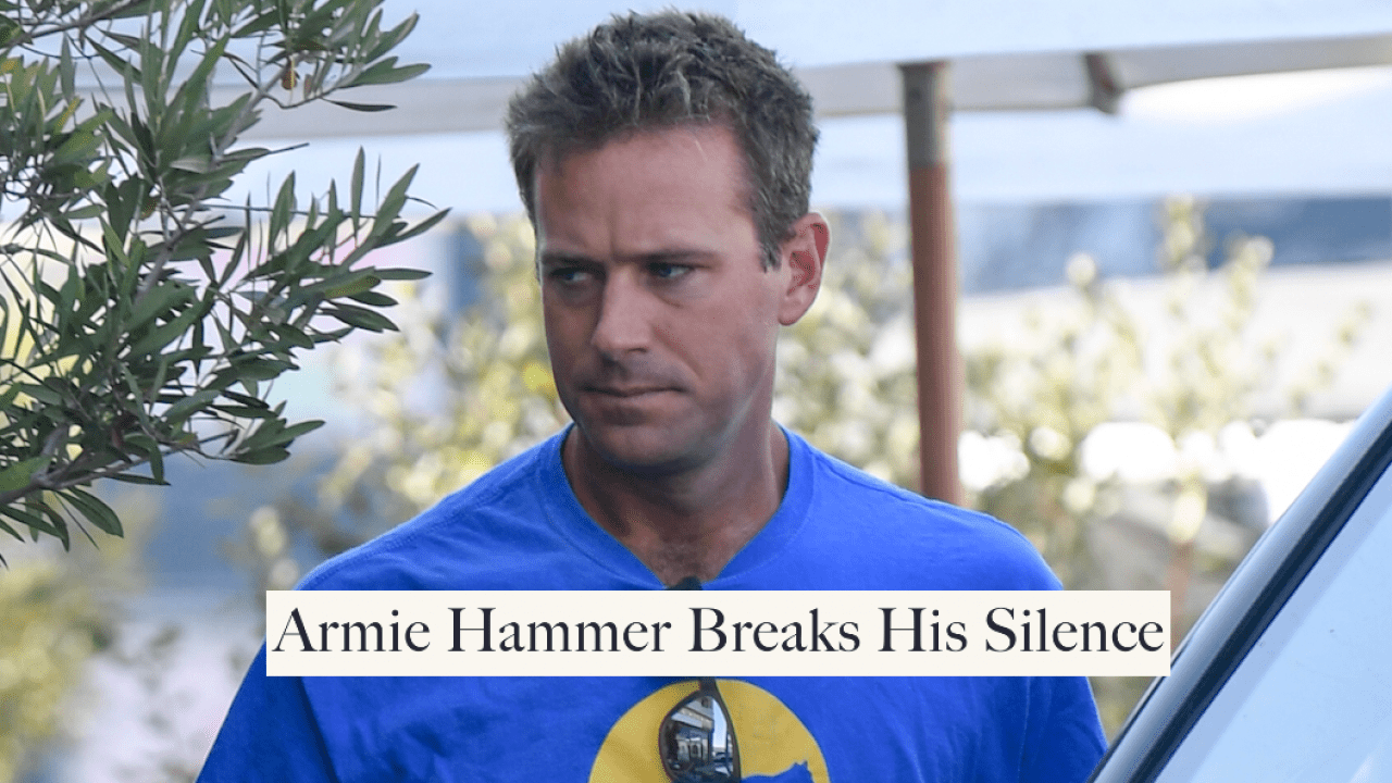 Armie Hammer Discusses Rape Allegations, Rehab & Going Broke In His 1st Interview Since 2021