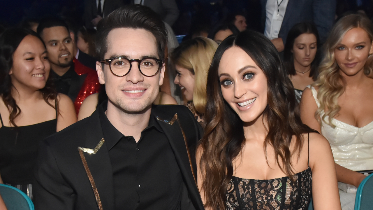 Brendan Urie and his wife sarah baby