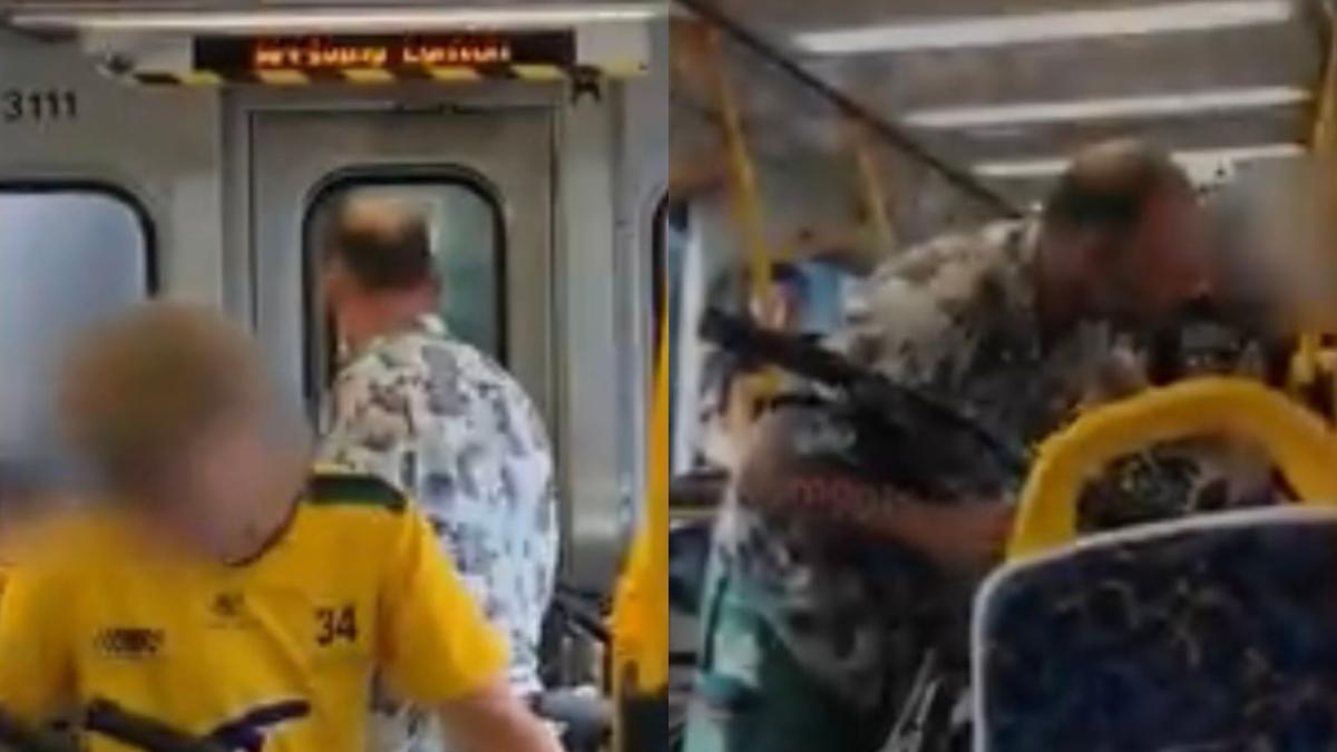 st john's grammar school teacher caught swearing at and shoving student on train