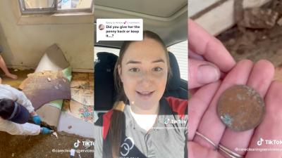 A Syd Cleaner On TikTok Reckons She Found A Rare AF Coin Worth Approx $40K In A Hoarder’s Home
