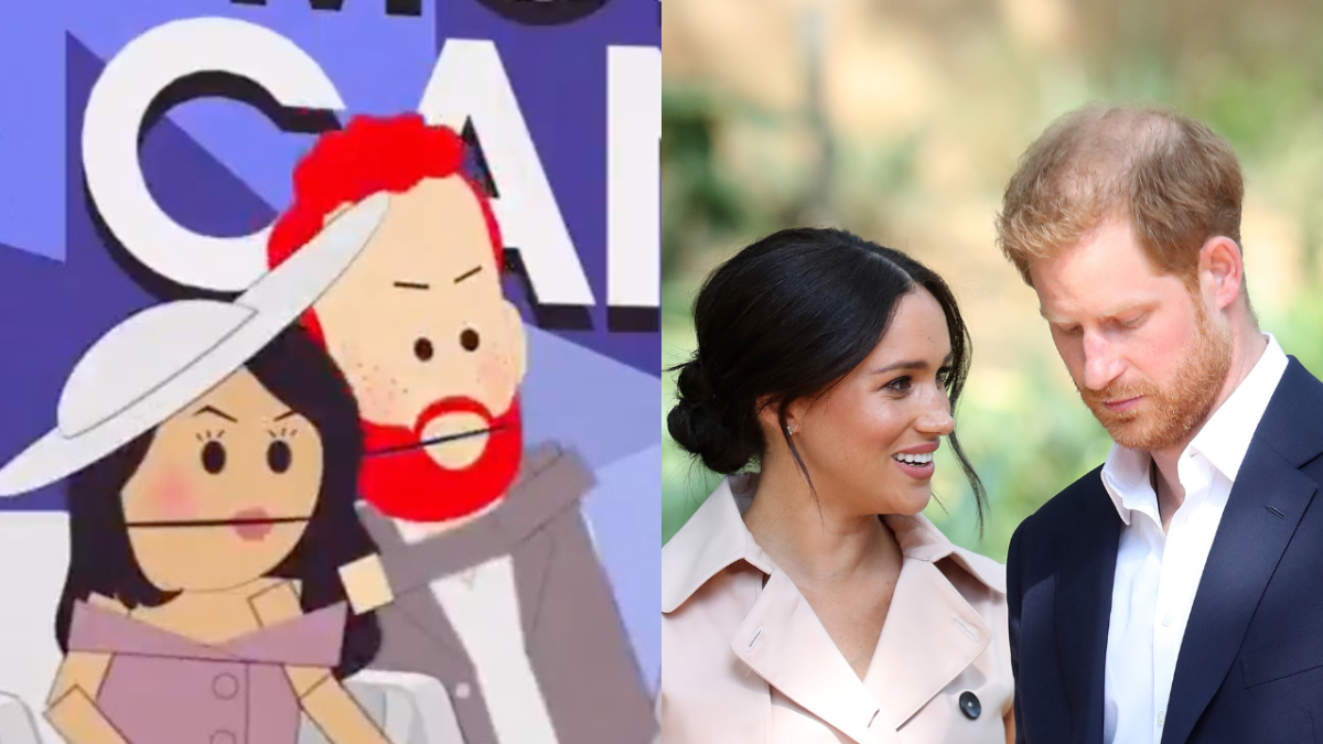 harry and meghan on South Park