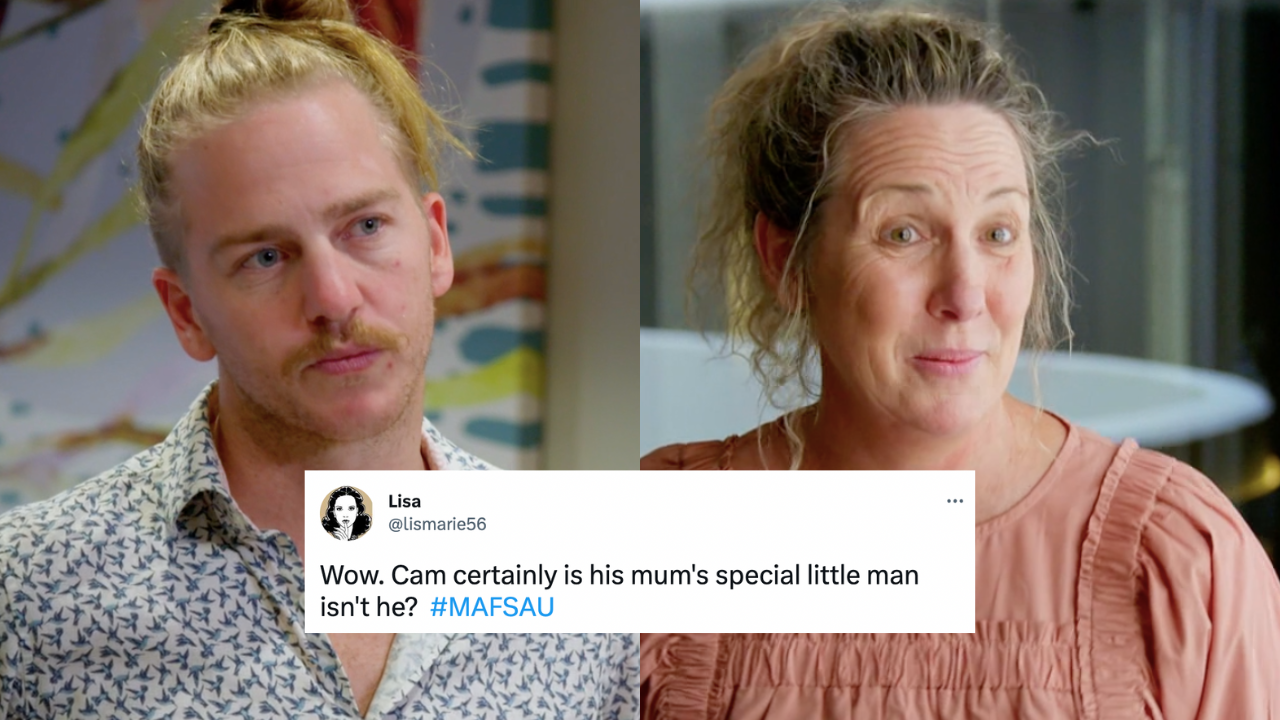 MAFS Fans Are Confused Why Cam, A 27-Year-Old Adult Man, Is Still Latched To His Mother’s Teat