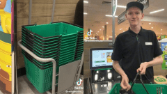 This Woolies Basket Hack Has Shoppers And Staff In A Tizzy & Just Tell Me Where To Put Them Pls