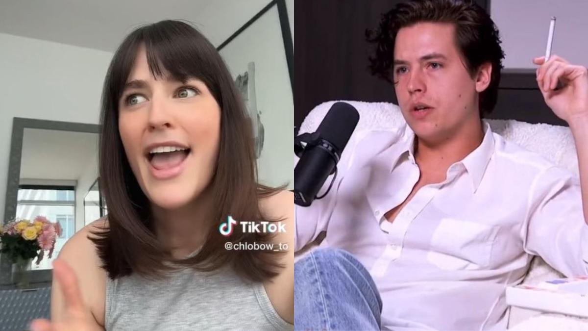 cole sprouse woman tiktok slept with
