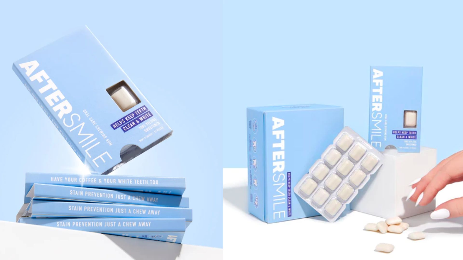 aftersmile teeth whitening chewing gum