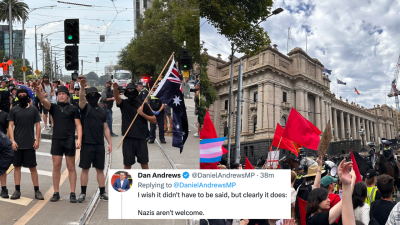 Literal Nazis Protested Trans Folk Outside Vic Parliament & Get These Cunts The Fuck Outta Here
