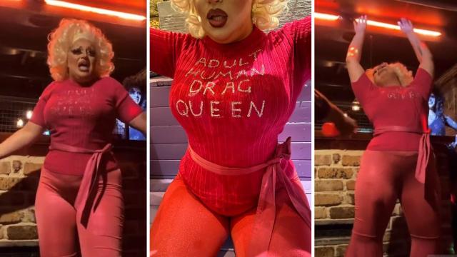 This Sydney Drag Queen Mocked Posie Parker Getting Sauced In A Lipsync & It Was Pure Fkn Art