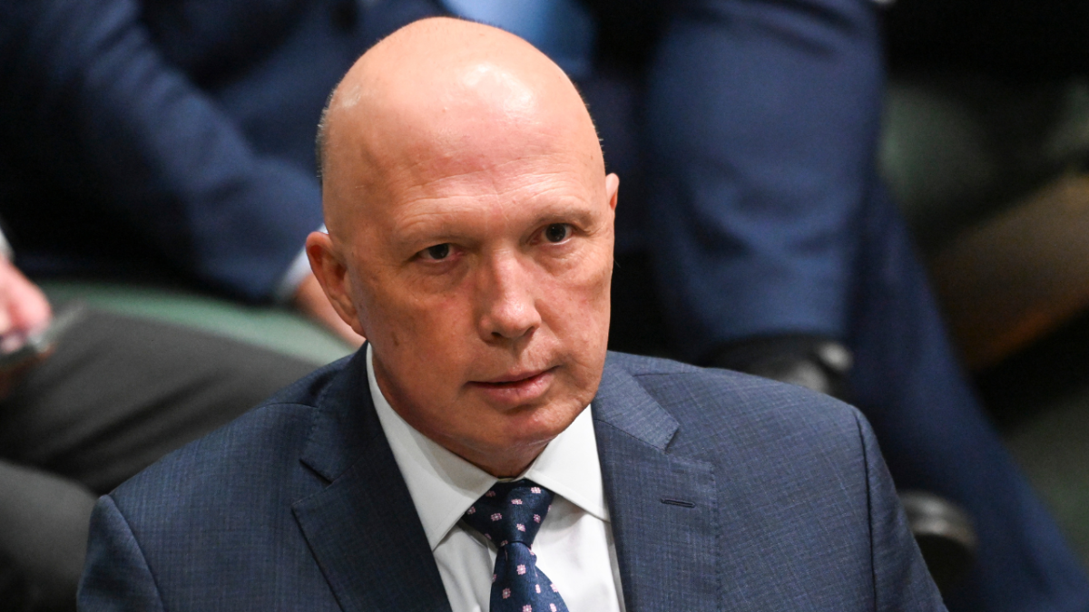 Liberal Party leader Peter Dutton during question time at parliament house
