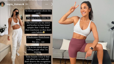 Petty Tea: Influencer Kayla Itsines Says There’s 3 Brands She Won’t Promote Bc Staff Are Rude