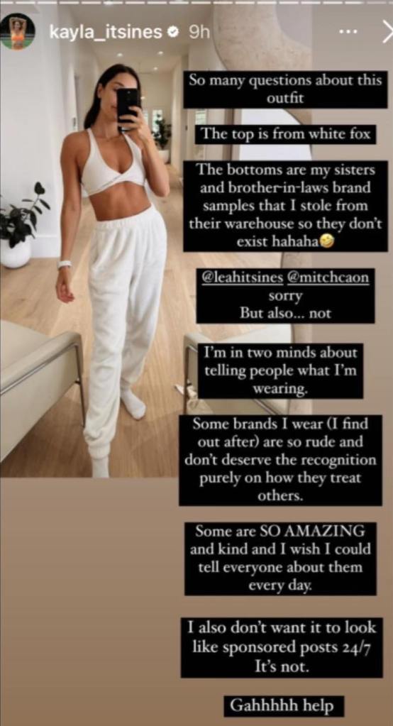 Kayla Instines Calls Out Three Clothing Brands In Australia 