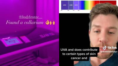 A TikTok Doctor Put An Influencer On Blast For Promoting Tanning Beds & Spouting BS Health Tips