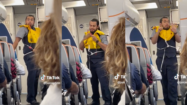 A US Flight Attendant Has Figured Out How To Get Ppl To Watch The Safety Demo & I Can’t Look Away