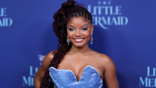 halle bailey on the redcarpet for the little mermaid