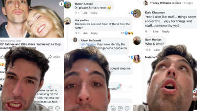 MAFS’ Ollie Continues Streak Of Destruction By Reading Comments On A Gossip Article About Him
