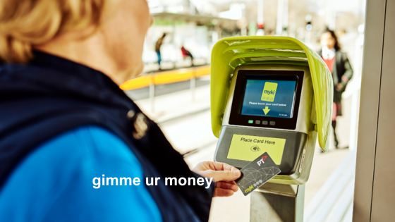 Myki Fares Will Rise To $10/Day From Next Weekend & Get Absolutely Fkd Mate