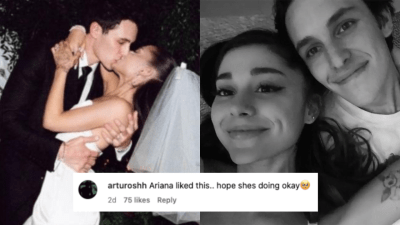 Fans Believe Ariana Grande Has Been Hinting At Her Split W/ Dalton Gomez Through Her IG Likes
