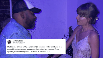 Taylor Swift Is Copping Shit Bc She Attended A ‘Cannabis Dinner’ & Can We Give Her A Fkn Break
