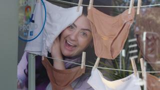 WATCH: Literally Airing Out Your Dirty Laundry