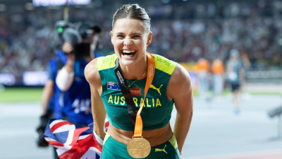 YTG Vibes Rage On As Aussie Pole Vaulter Nina Kennedy Wins Gold At World Athletics Championships