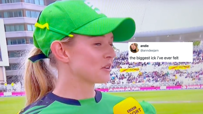 Cricket Fans Are Fkn Floored By This Creepy Comment An Interviewer Made To An Aussie Cricketer
