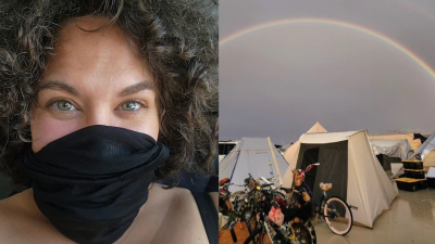 Casey Donovan Shares Post From Inside Burning Man Where She Remains Trapped With 70,000 Others