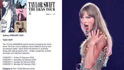 ‘Not Approved’: Turns Out There Was A Big Whoopsie With That Taylor Swift Sydney Ticket Release