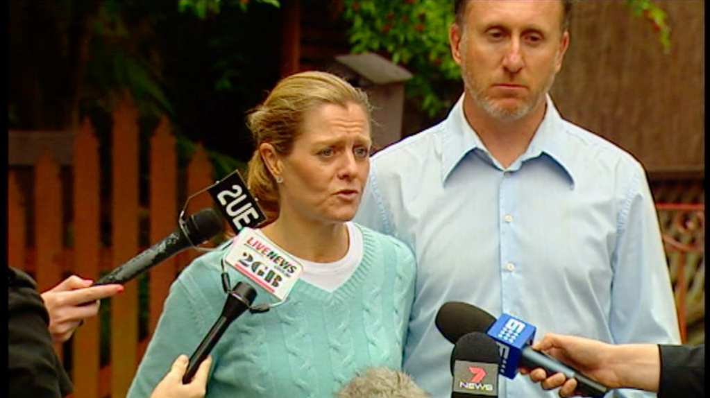 Jessica Whyte and Steven Whyte speak with the media regarding the Coogee Bay Hotel poo mystery that happened in 2008