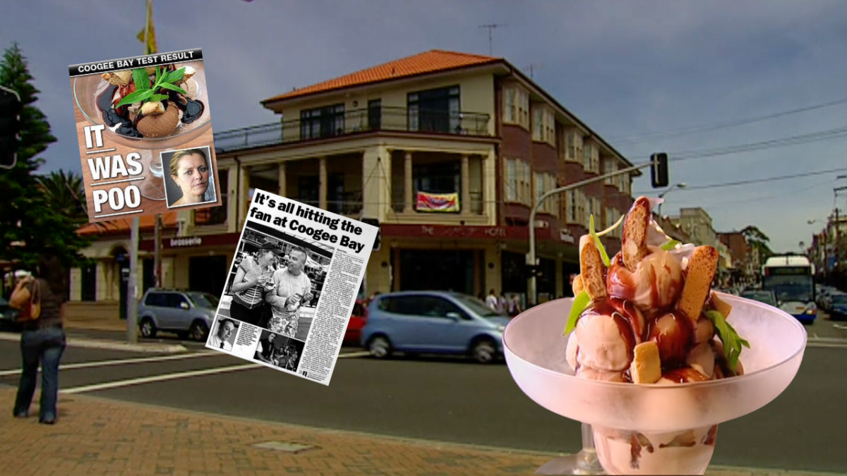 Who pooed at the Coogee Bay Hotel in 2008?