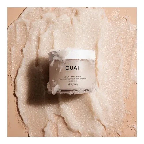 OUAI scalp and body scrub, an exfoliating product that smells like 