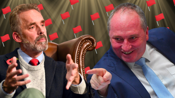 Barnaby Joyce Got Invited To A Jordan Peterson Conference And The Flags Are As Red As His Head