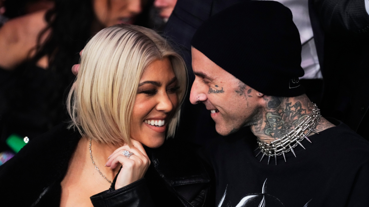 Travis Barker and Kourtney Kardashian have welcomed their first baby together after Kourtney announced the pregnancy in June.