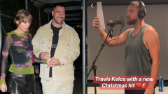 Taylor Swift's new man, NFL star Travis Kelce, has added another string to his bow with the revelation that he can also do a bit of singing.