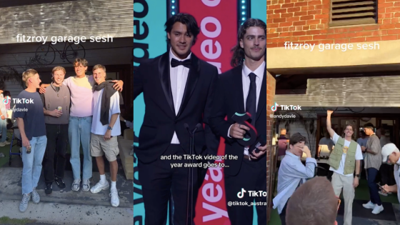 Fitzroy Garage Sesh Lads Fires Back At Haters During Video Of The Year TikTok Awards Speech