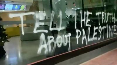 ABC Melbourne’s Offices Spray-Painted With ‘Tell The Truth About Palestine’ Message Overnight
