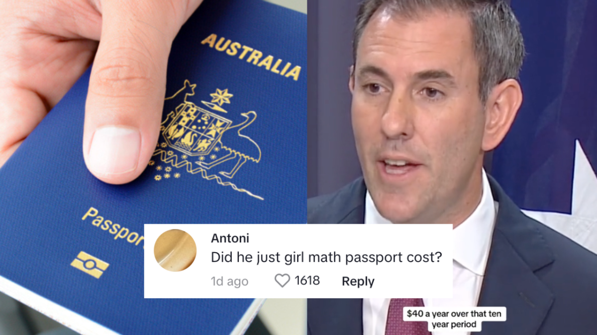 Federal Treasurer Jim Chalmers has been accused of appropriating Girl Math to justify the increased cost of Australian passports.